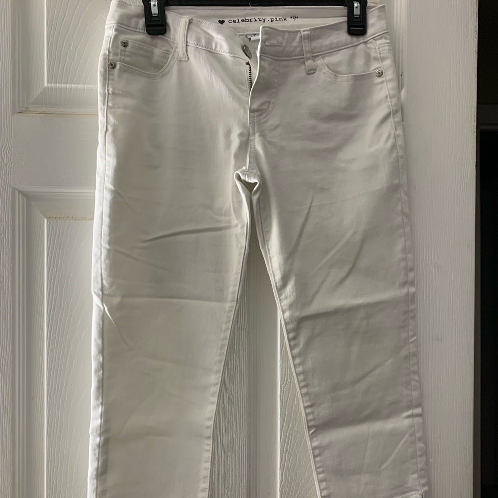 White capri pants